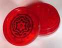 PLASTIC 2 PART GRINDER - 62mm - RED